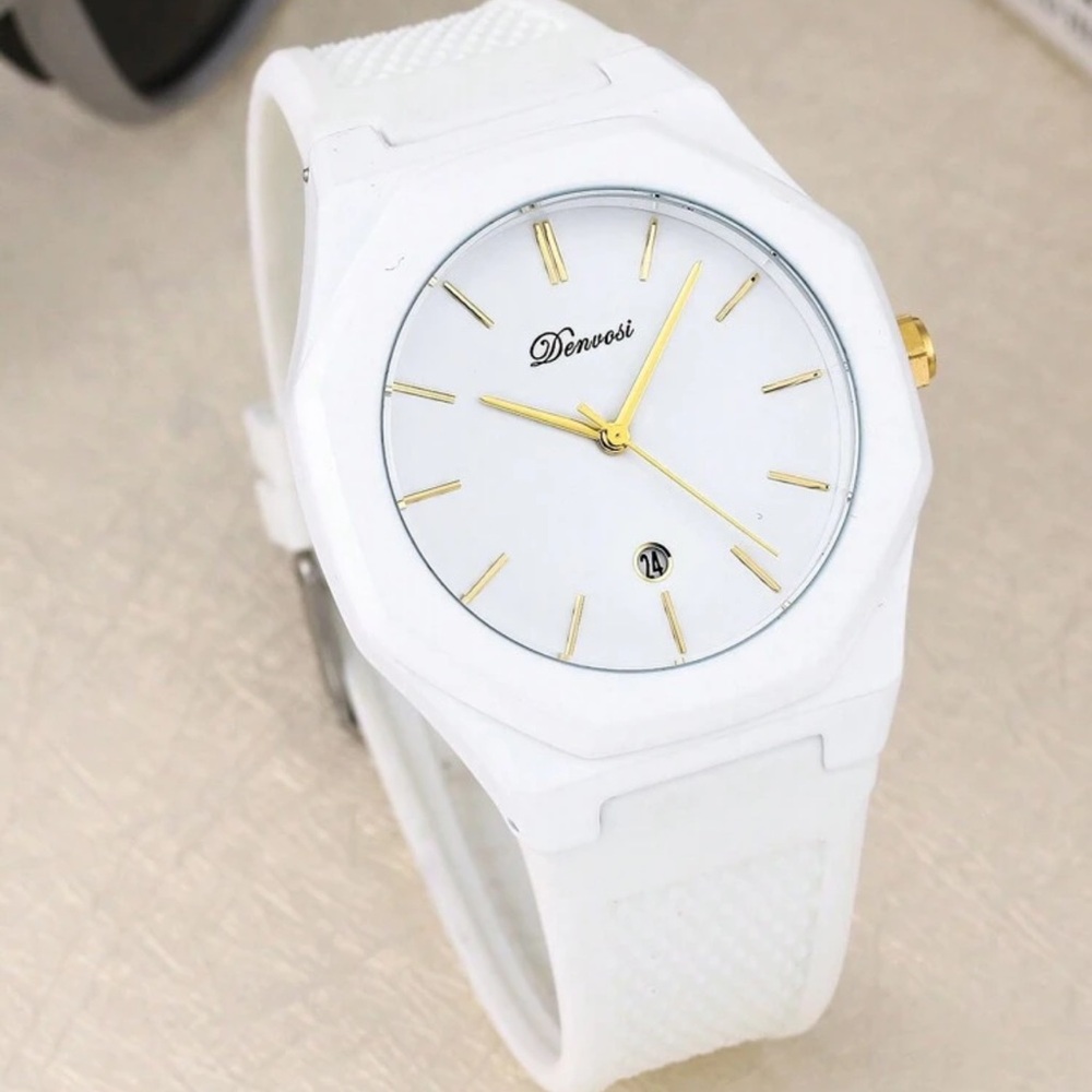 1pc Fashionable Athletic Men's Waterproof Multifunction Quartz Business Watch